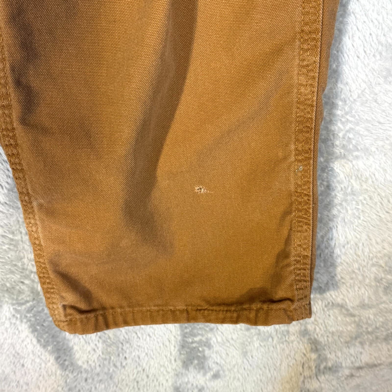 Carhartt Carpenter Pants Men 34x34 Brown Cotton Dungaree Fit Straight Leg - Thumbnail 6