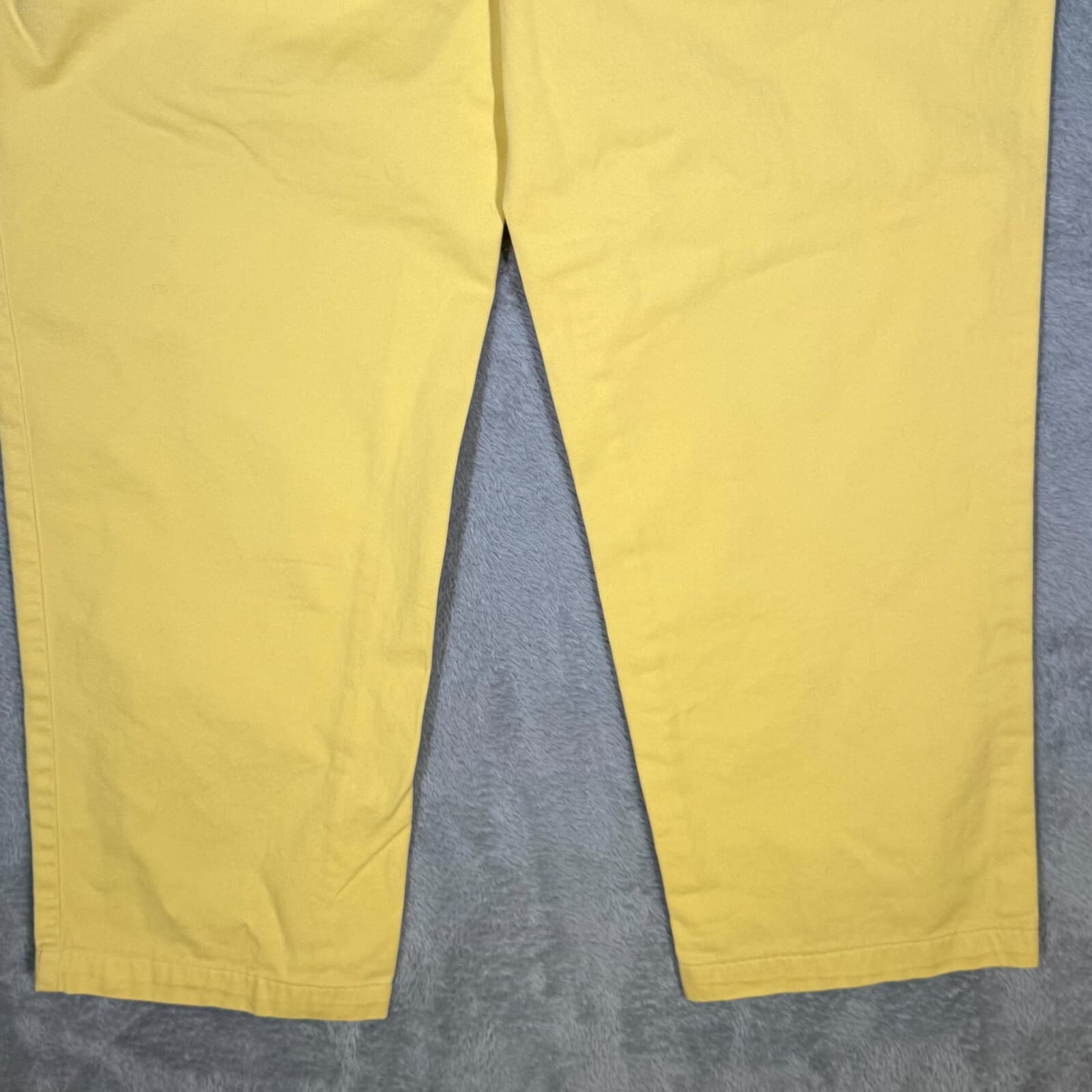 Polo Ralph Lauren Men’s Chino Pants 33x34 Yellow Flat Front Mid-Rise Cotton - Thumbnail 8