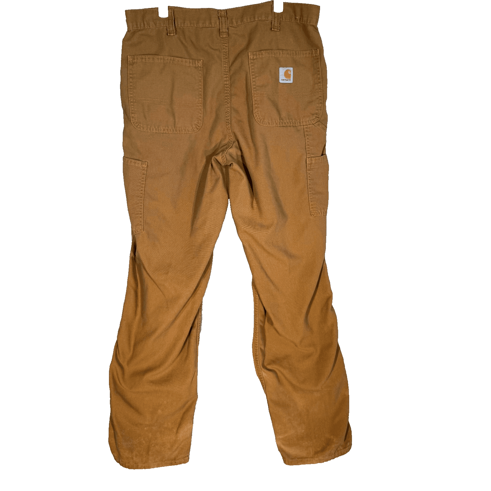 Carhartt Carpenter Pants Men 34x34 Brown Cotton Dungaree Fit Straight Leg - Thumbnail 2