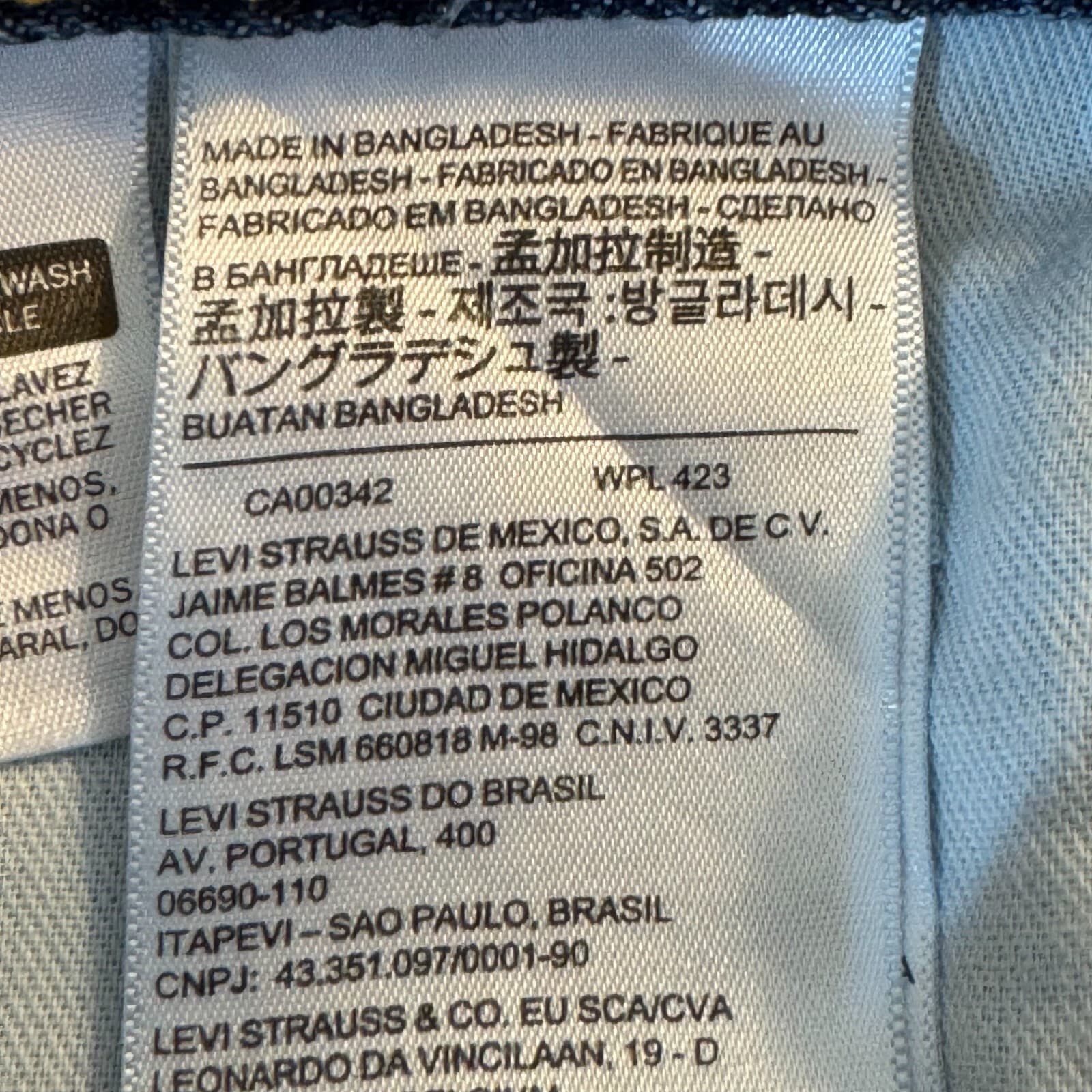 Levi’s 550 Men’s Jeans 42x30 Blue Denim Medium Wash Relaxed Fit - Thumbnail 12