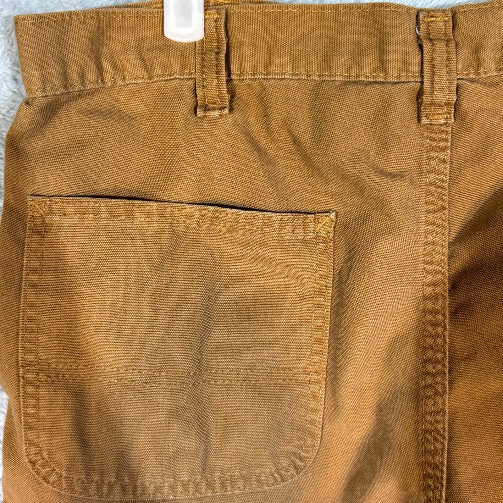 Carhartt Carpenter Pants Men 34x34 Brown Cotton Dungaree Fit Straight Leg - Thumbnail 7