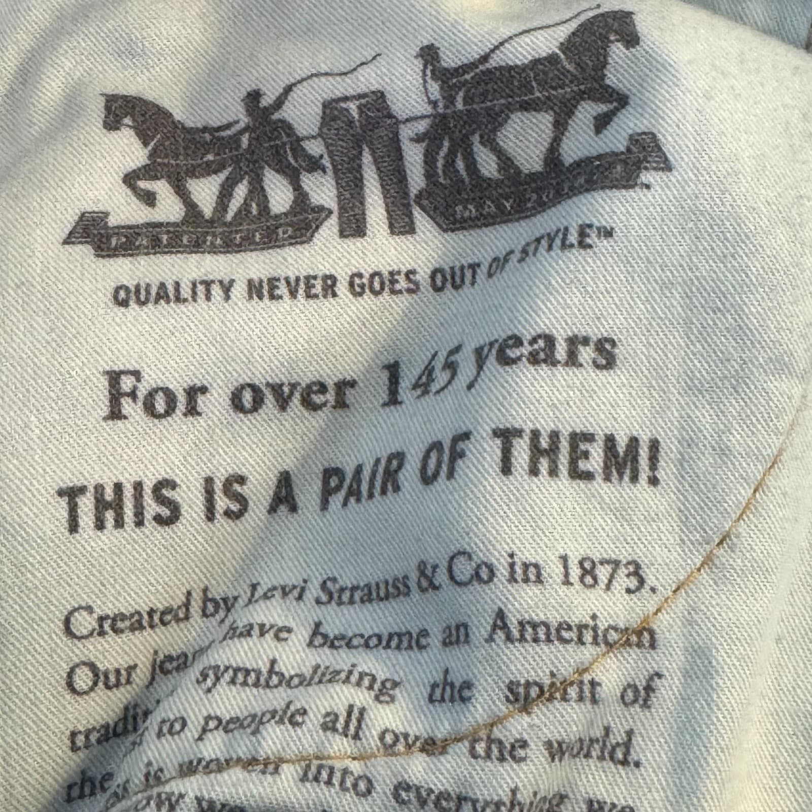 Levi’s 550 Men’s Jeans 42x30 Blue Denim Medium Wash Relaxed Fit - Thumbnail 11