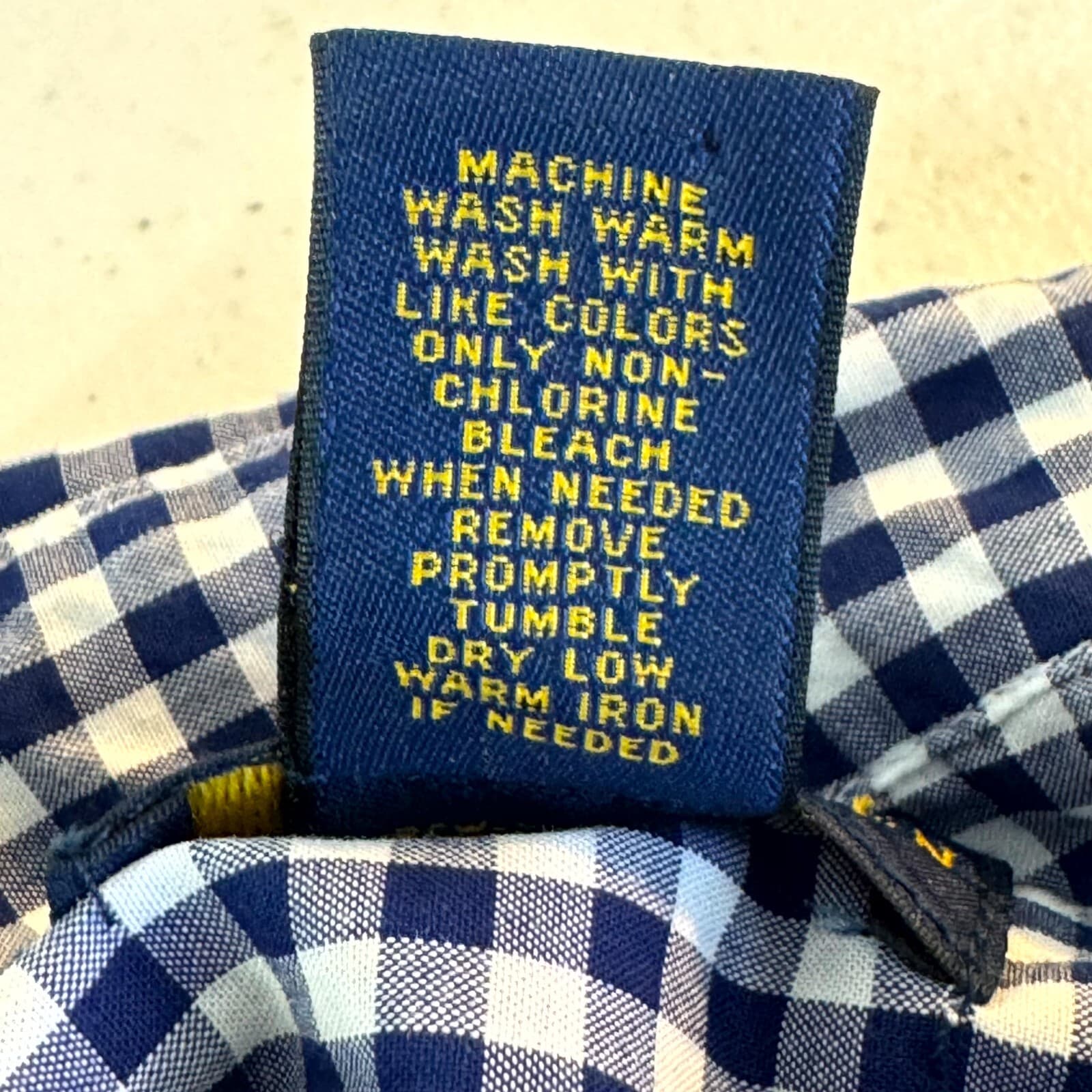 Ralph Lauren Boys Button Down Shirt XL 18–20 Blue Check 100% Cotton - Thumbnail 14