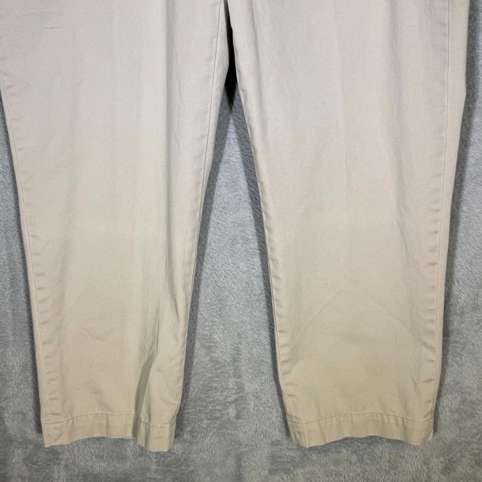 Polo Ralph Lauren Men’s Prospect Pants 36x29 Beige Flat Front Mid-Rise Cotton - Thumbnail 5