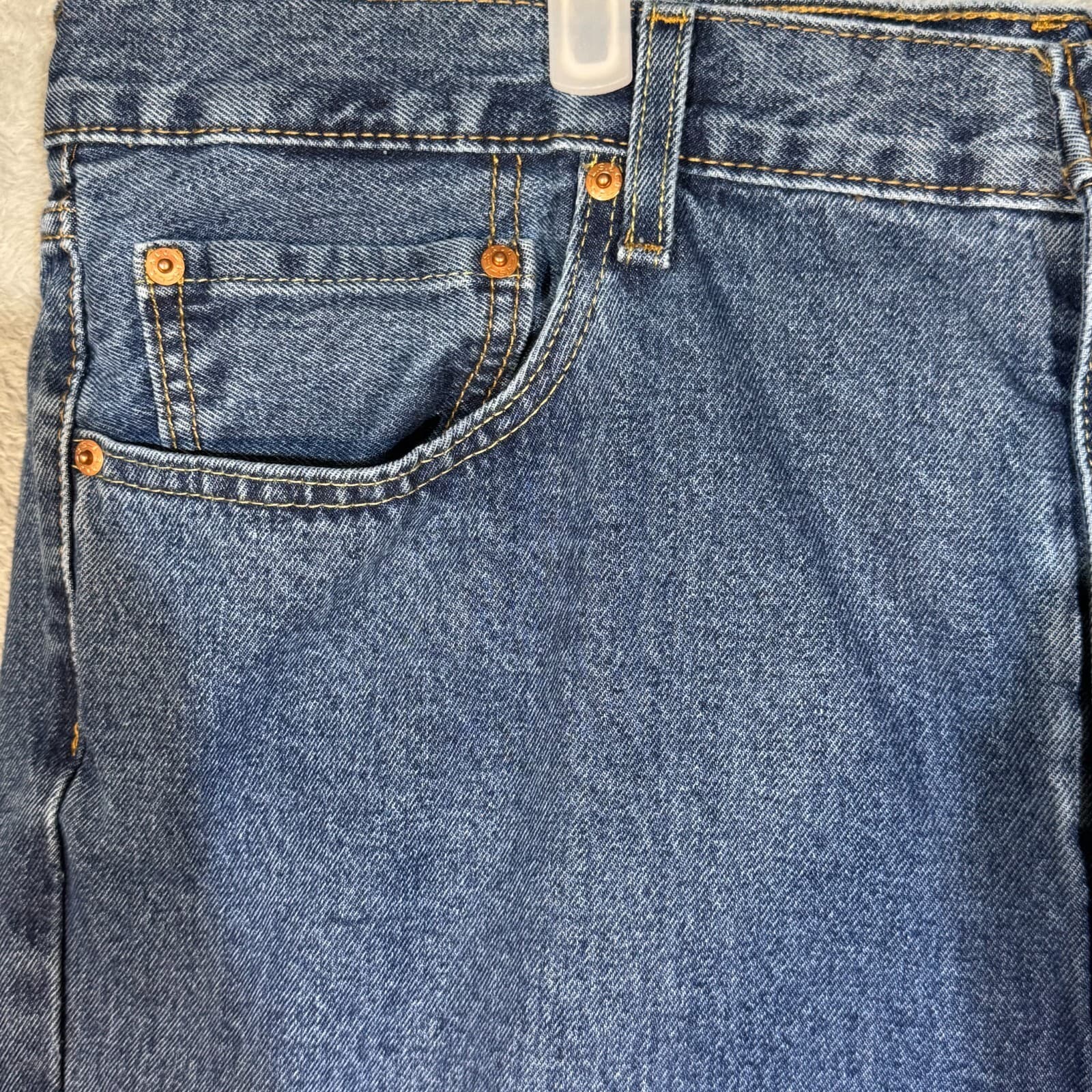 Levi’s 550 Men’s Jeans 42x30 Blue Denim Medium Wash Relaxed Fit - Thumbnail 3