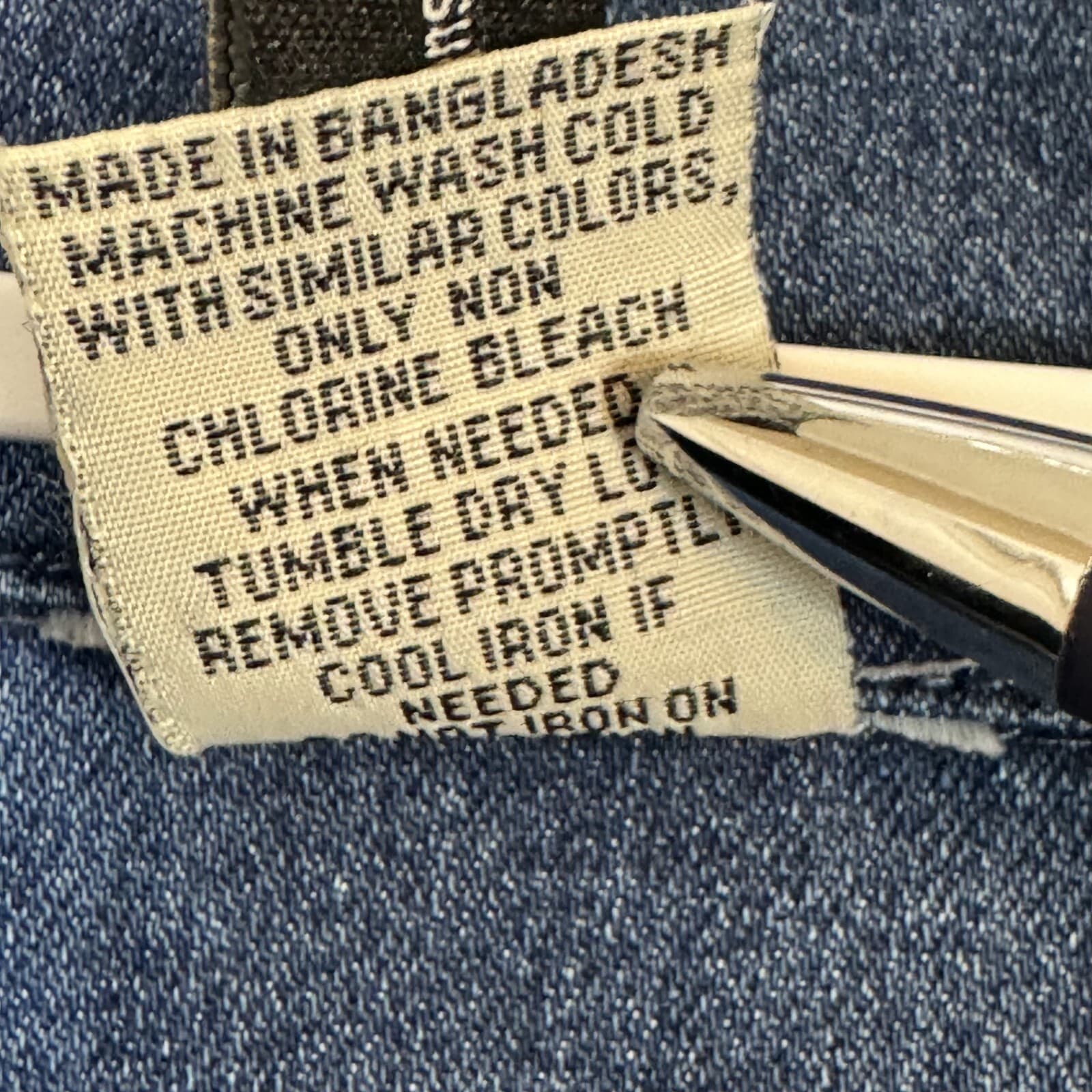 Fashque Studio Jacket Women's Medium Blue Lace Stretch Zip Up Casual Lightweight - Thumbnail 9