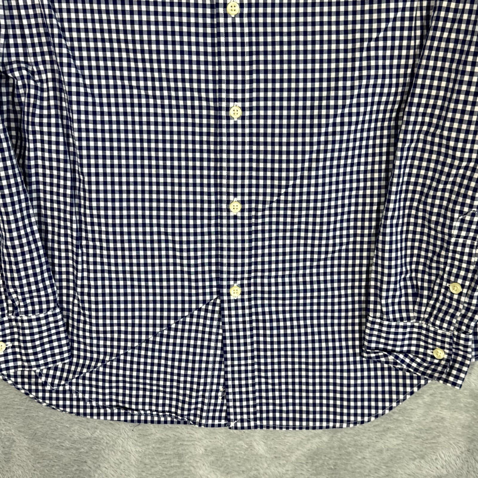 Ralph Lauren Boys Button Down Shirt XL 18–20 Blue Check 100% Cotton - Thumbnail 6