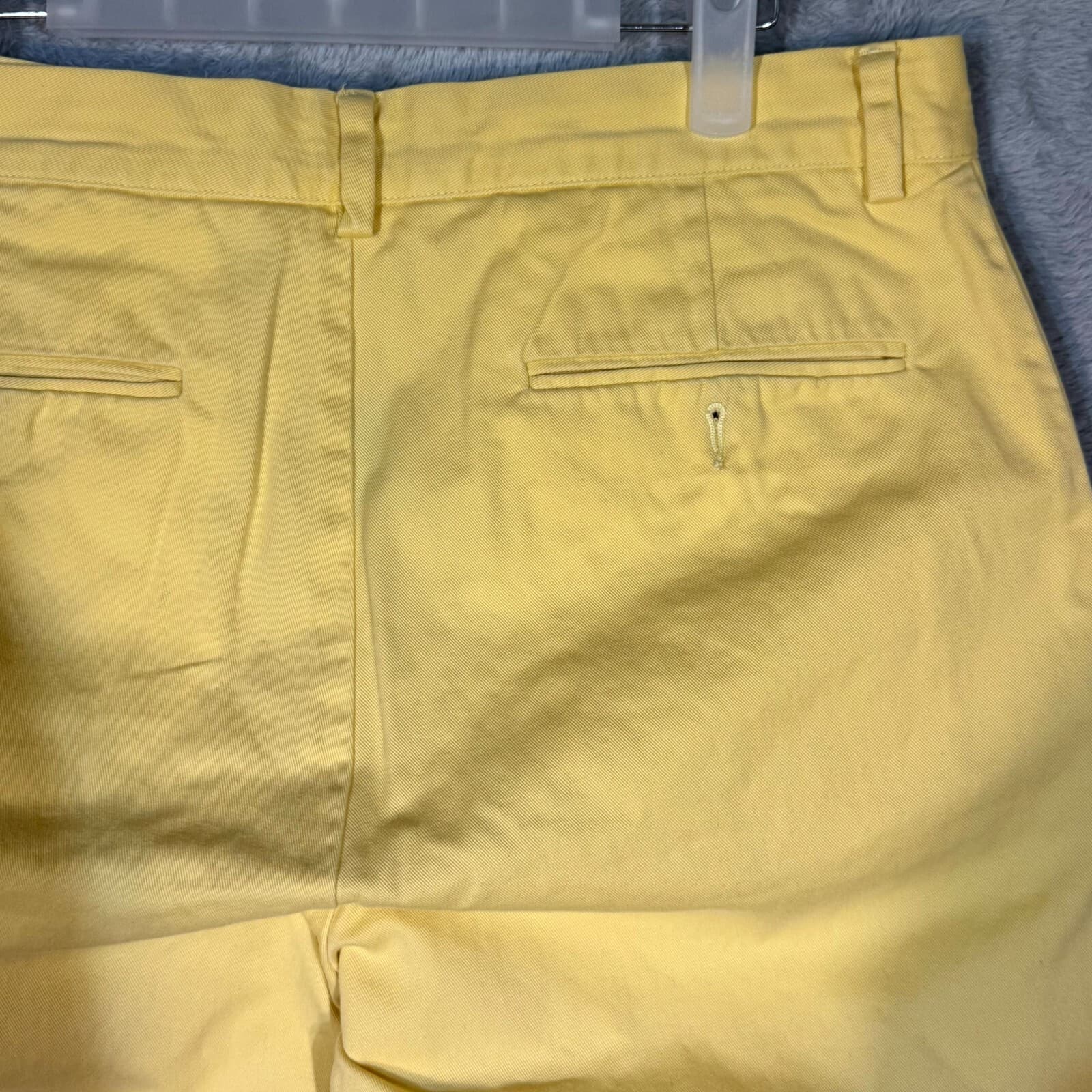 Polo Ralph Lauren Men’s Chino Pants 33x34 Yellow Flat Front Mid-Rise Cotton - Thumbnail 7