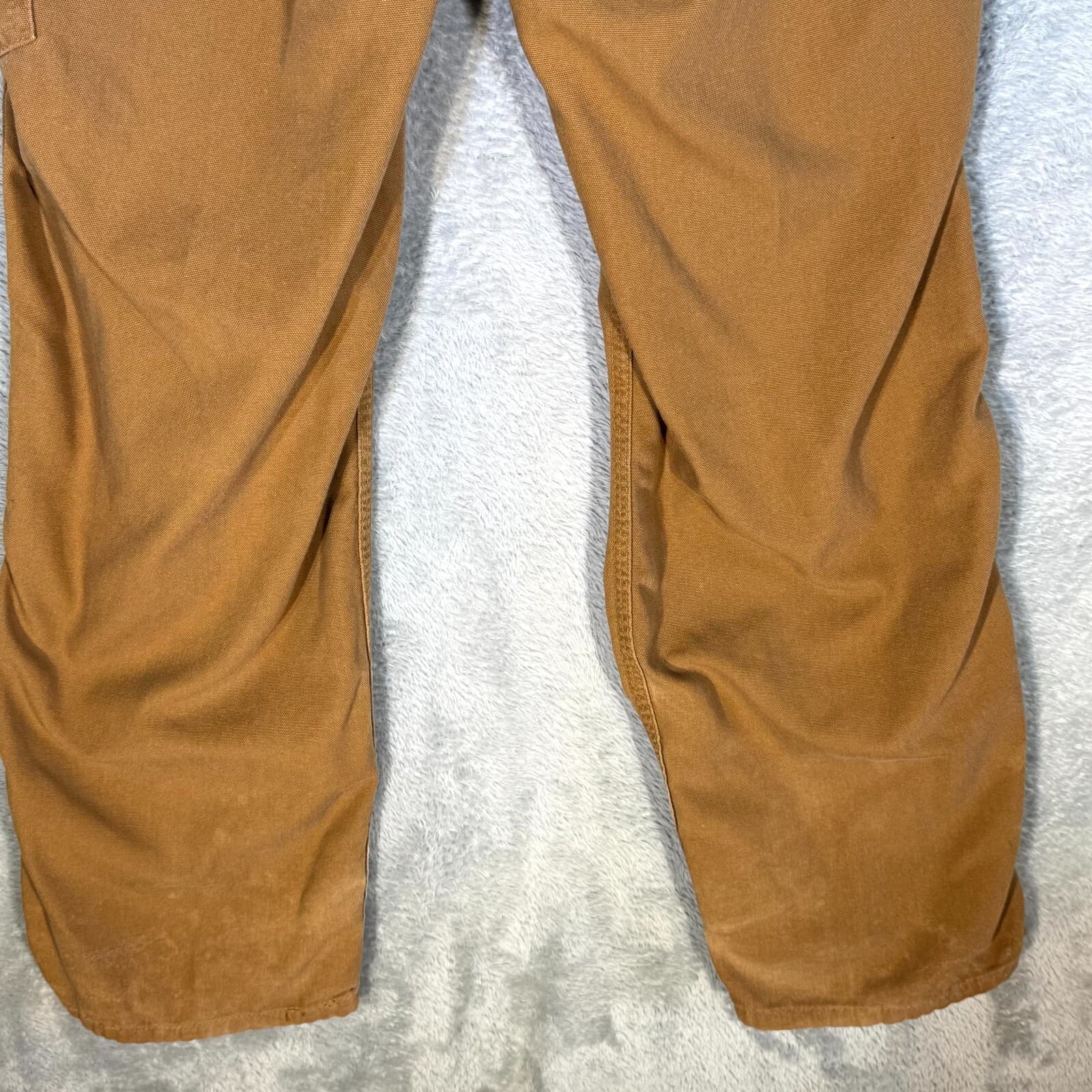 Carhartt Carpenter Pants Men 34x34 Brown Cotton Dungaree Fit Straight Leg - Thumbnail 10