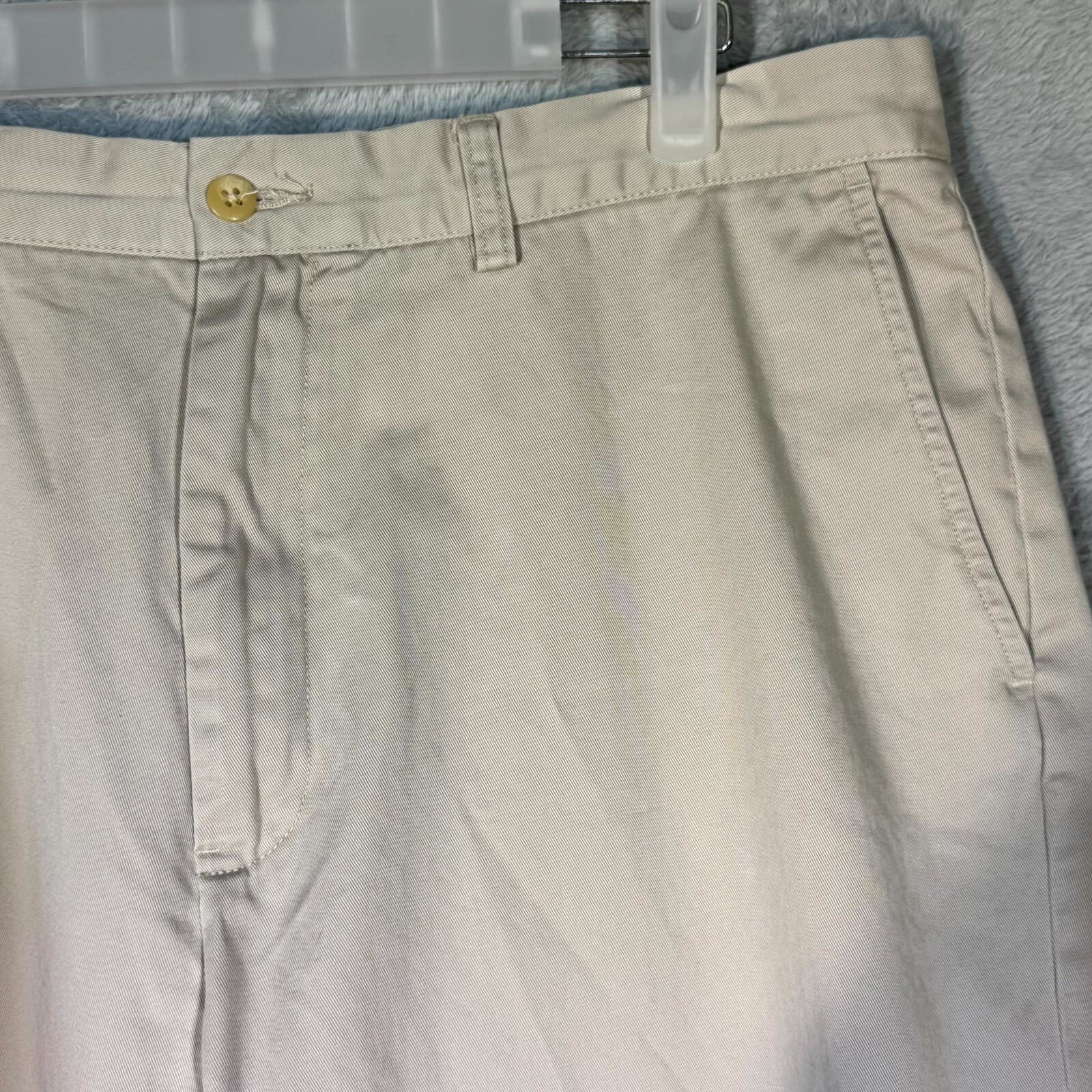 Polo Ralph Lauren Men’s Prospect Pants 36x29 Beige Flat Front Mid-Rise Cotton - Thumbnail 4