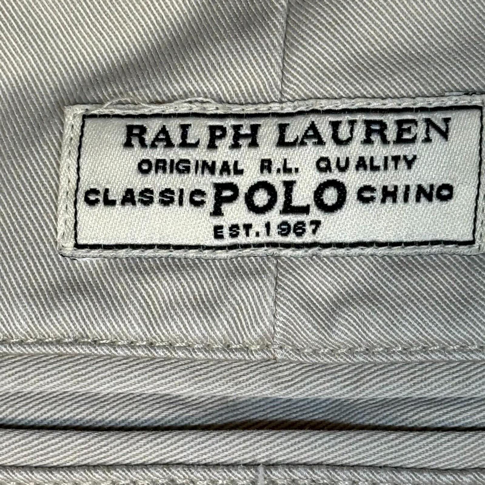 Polo Ralph Lauren Men’s Prospect Pants 36x29 Beige Flat Front Mid-Rise Cotton - Thumbnail 10