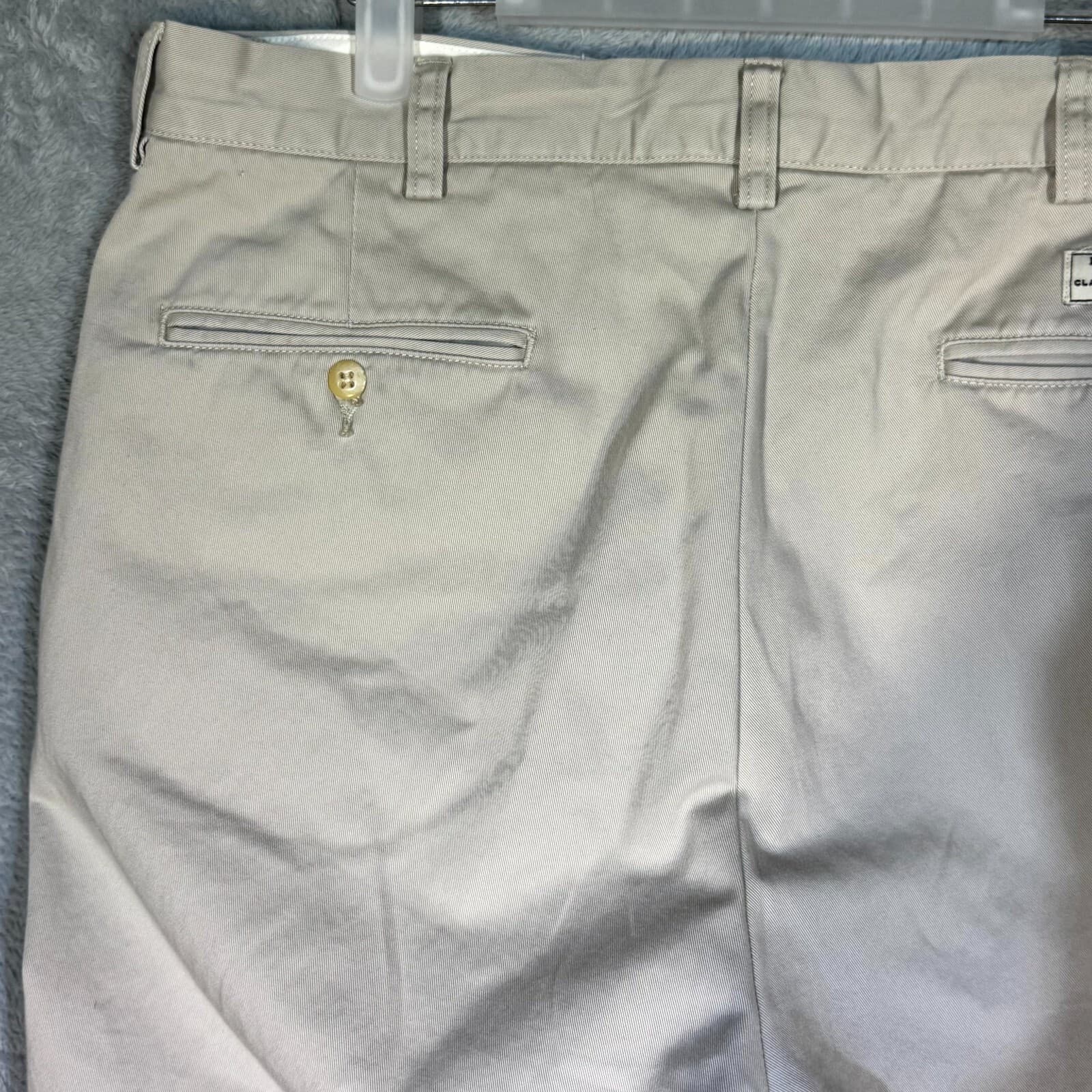 Polo Ralph Lauren Men’s Prospect Pants 36x29 Beige Flat Front Mid-Rise Cotton - Thumbnail 6