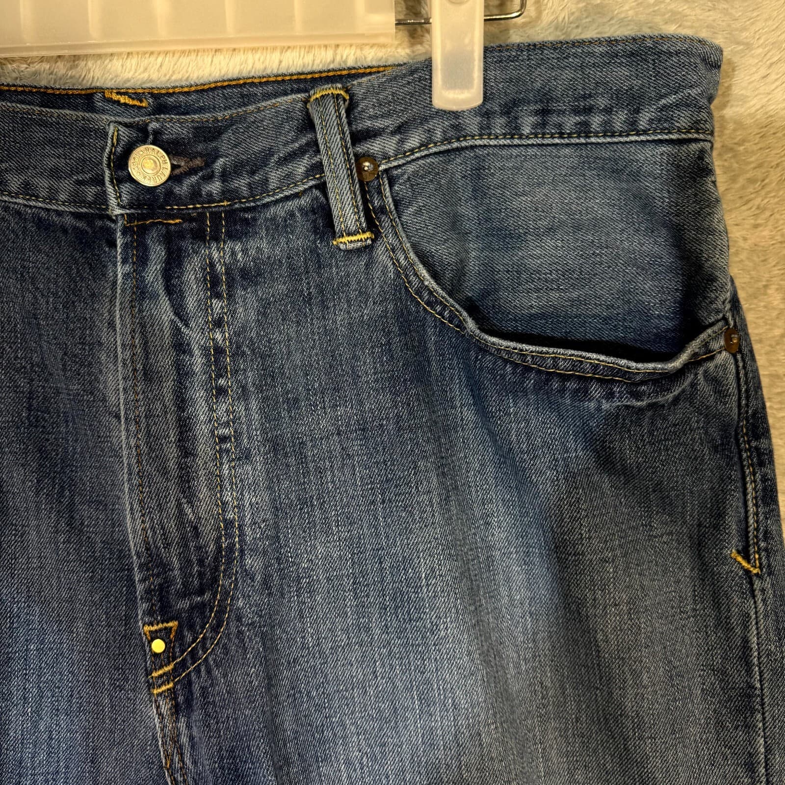 Polo Ralph Lauren Men’s Jeans 36x30 Blue Denim Vintage Classic Straight Leg - Thumbnail 4