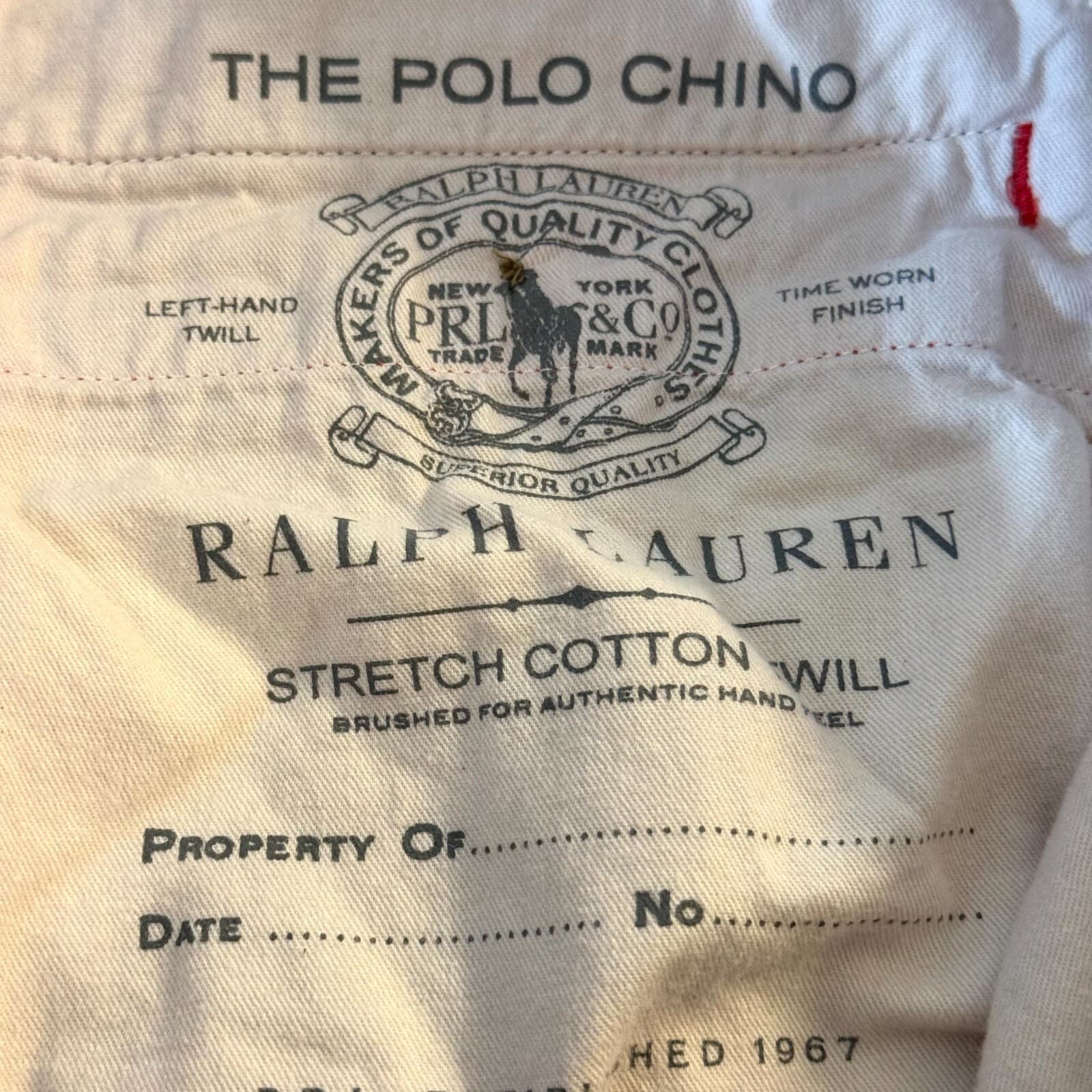 Polo Ralph Lauren Men’s Chino Pants 30x30 Red Stretch Mid-Rise Straight Fit - Thumbnail 11