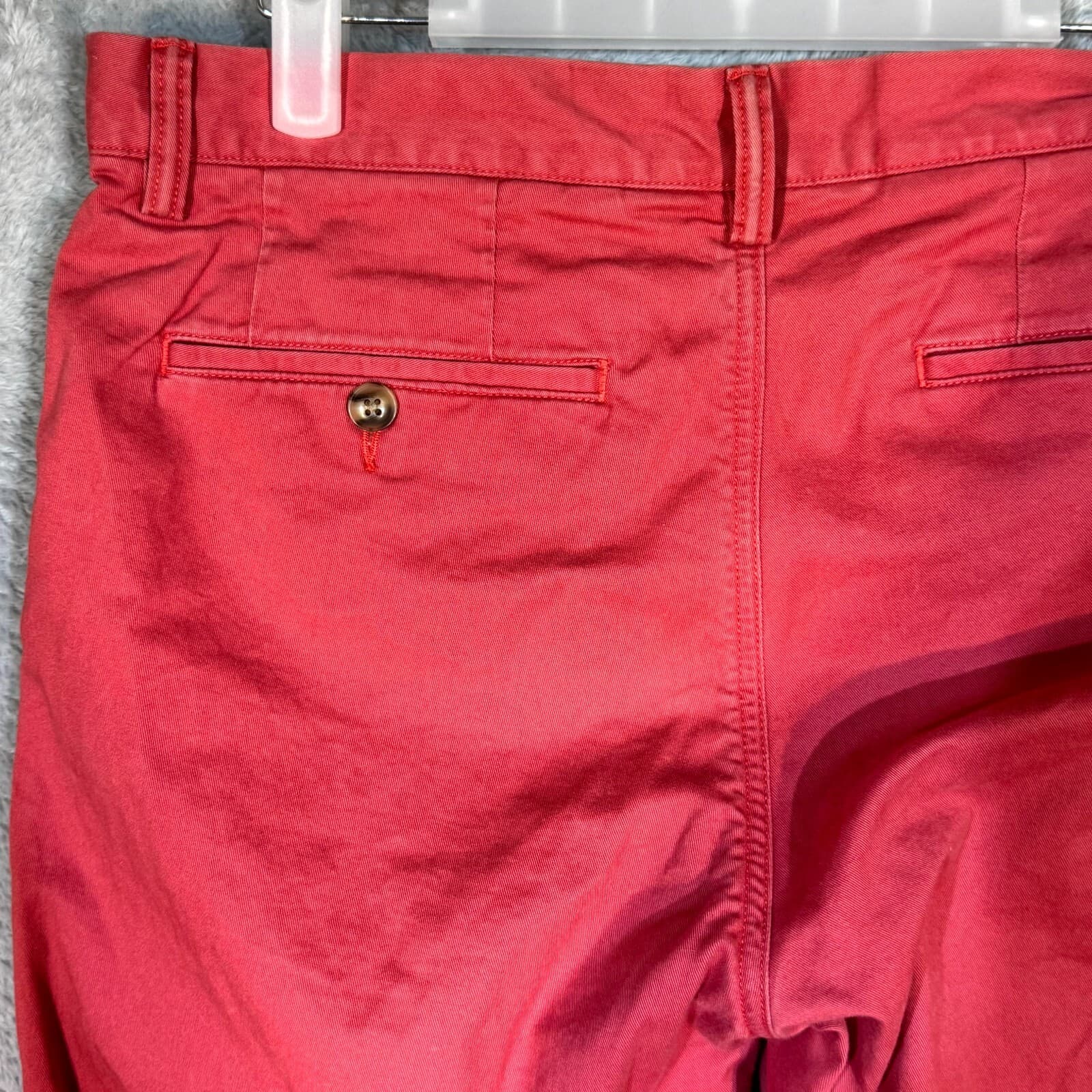 Polo Ralph Lauren Men’s Chino Pants 30x30 Red Stretch Mid-Rise Straight Fit - Thumbnail 6