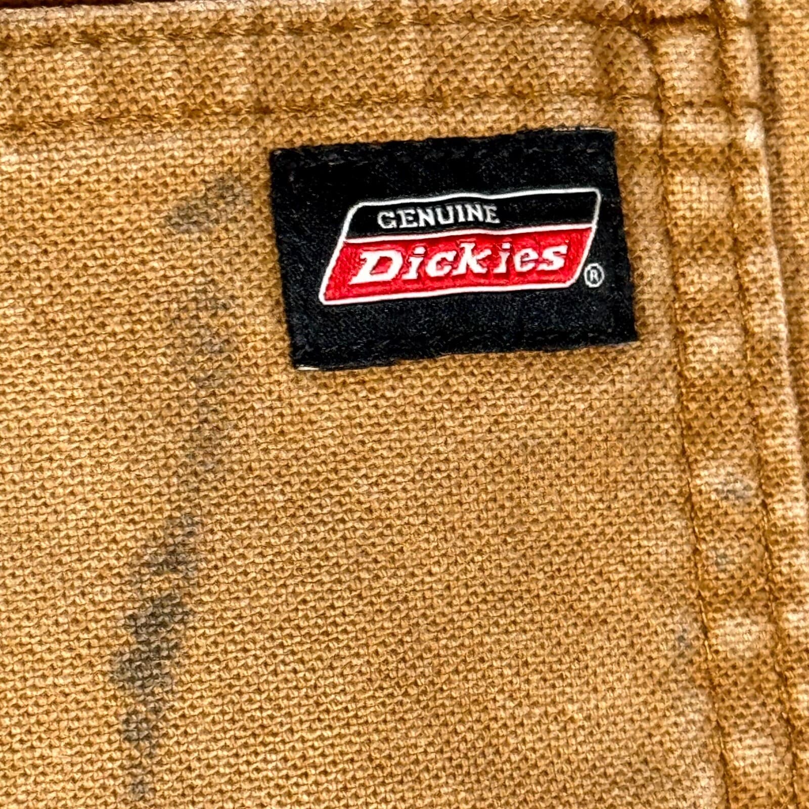 Dickies Carpenter Jeans Men’s 40x32 Brown Denim Stretch Straight Leg Workwear - Thumbnail 8