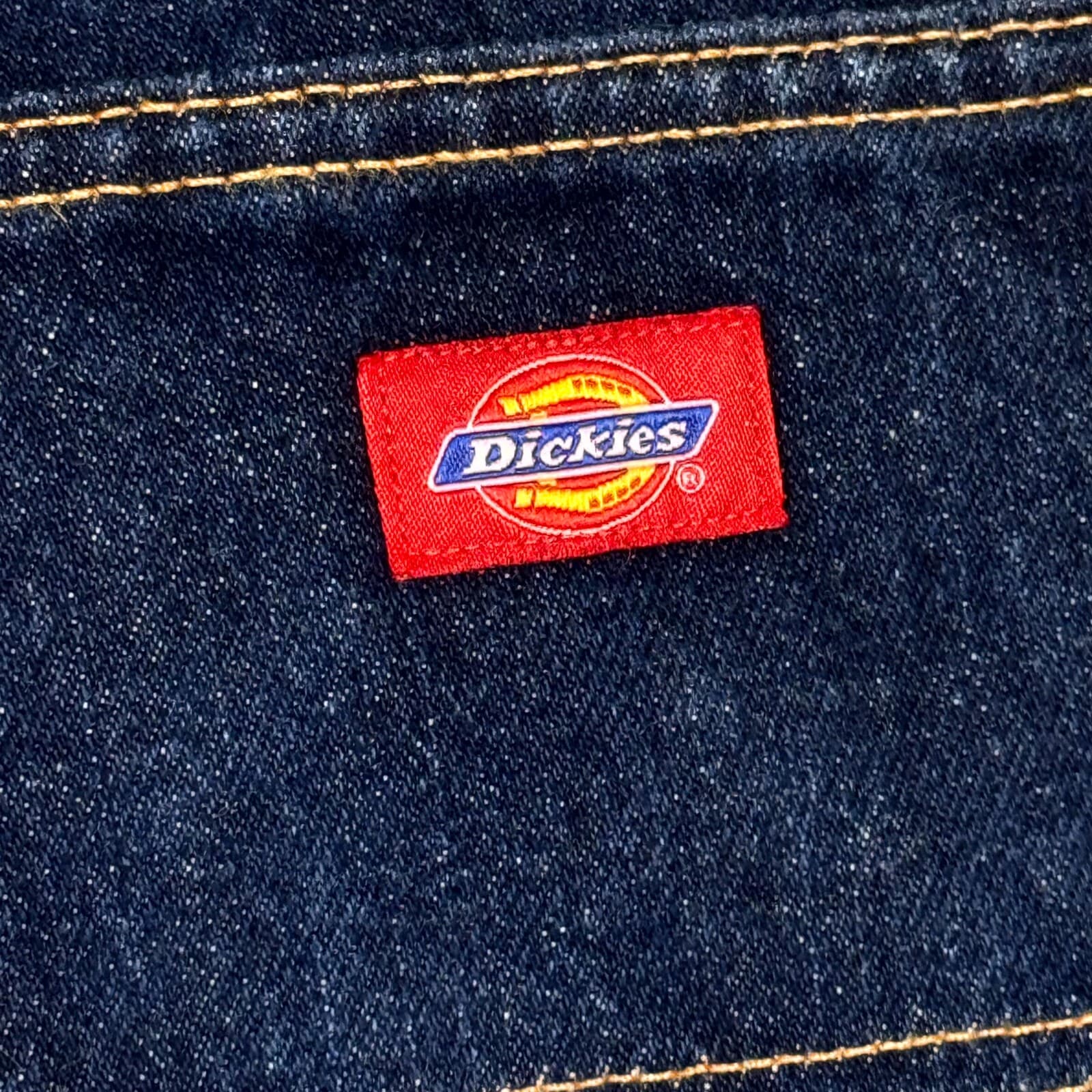 Dickies Men’s Jeans 38x36 Blue Denim 100% Cotton Regular Fit Straight Leg - Thumbnail 8