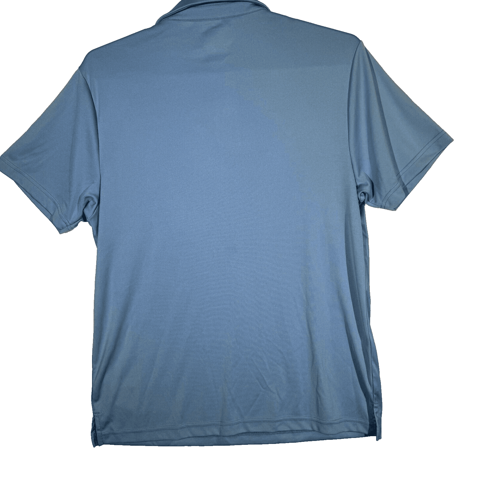 PGA Tour Men’s Athletic-Fit Golf Polo, Size L – Blue Tropical Print, Polyester - Thumbnail 2