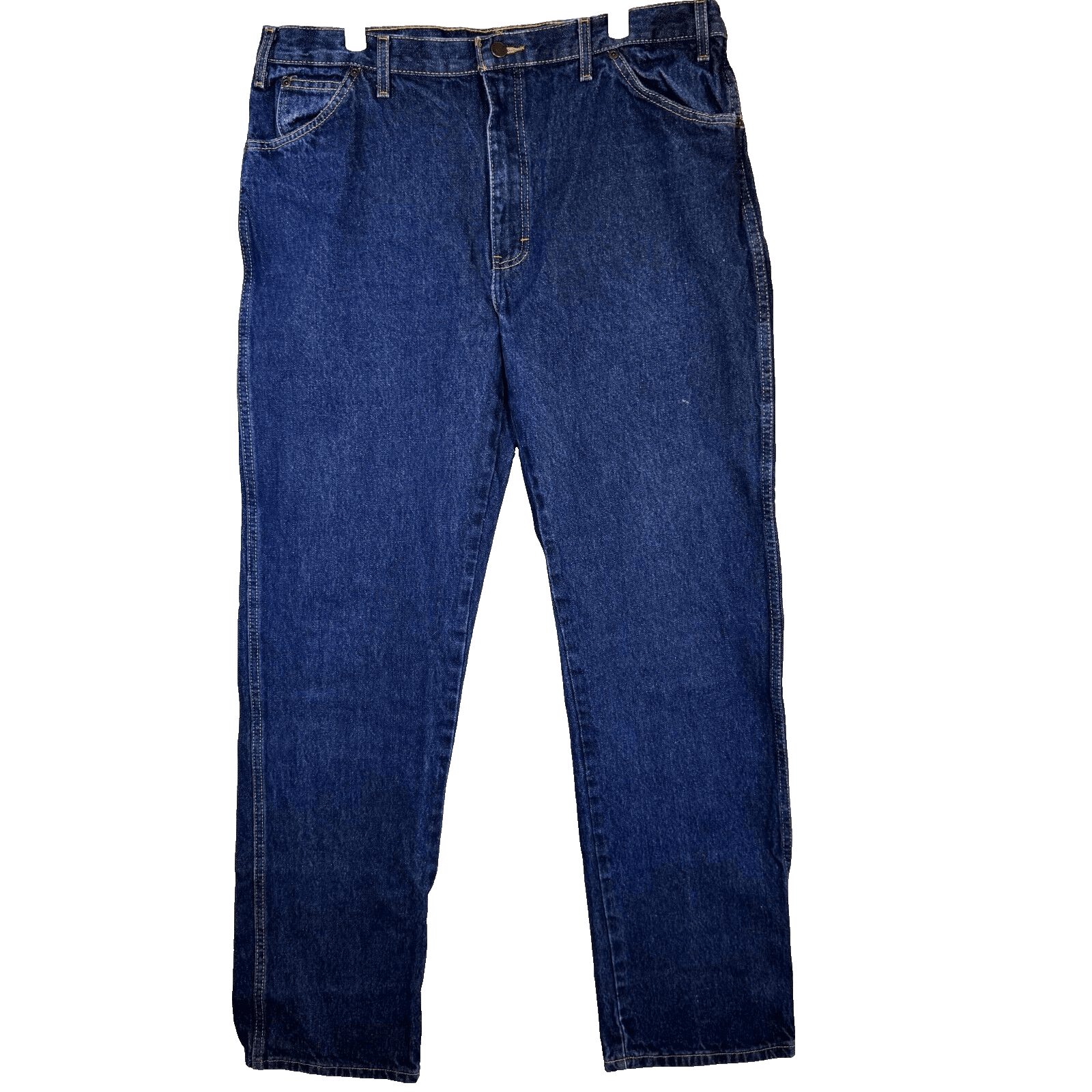 Dickies Men’s Jeans 38x36 Blue Denim 100% Cotton Regular Fit Straight Leg - Image 1