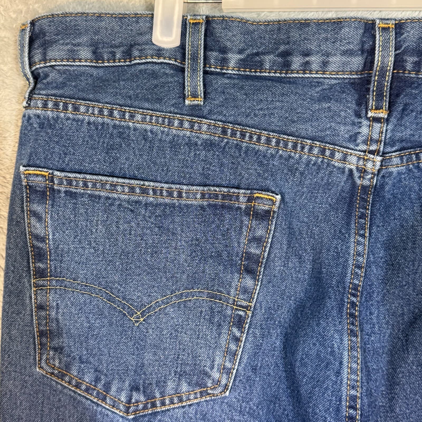 Levi’s 550 Men’s Jeans 42x30 Blue Denim Medium Wash Relaxed Fit - Thumbnail 6