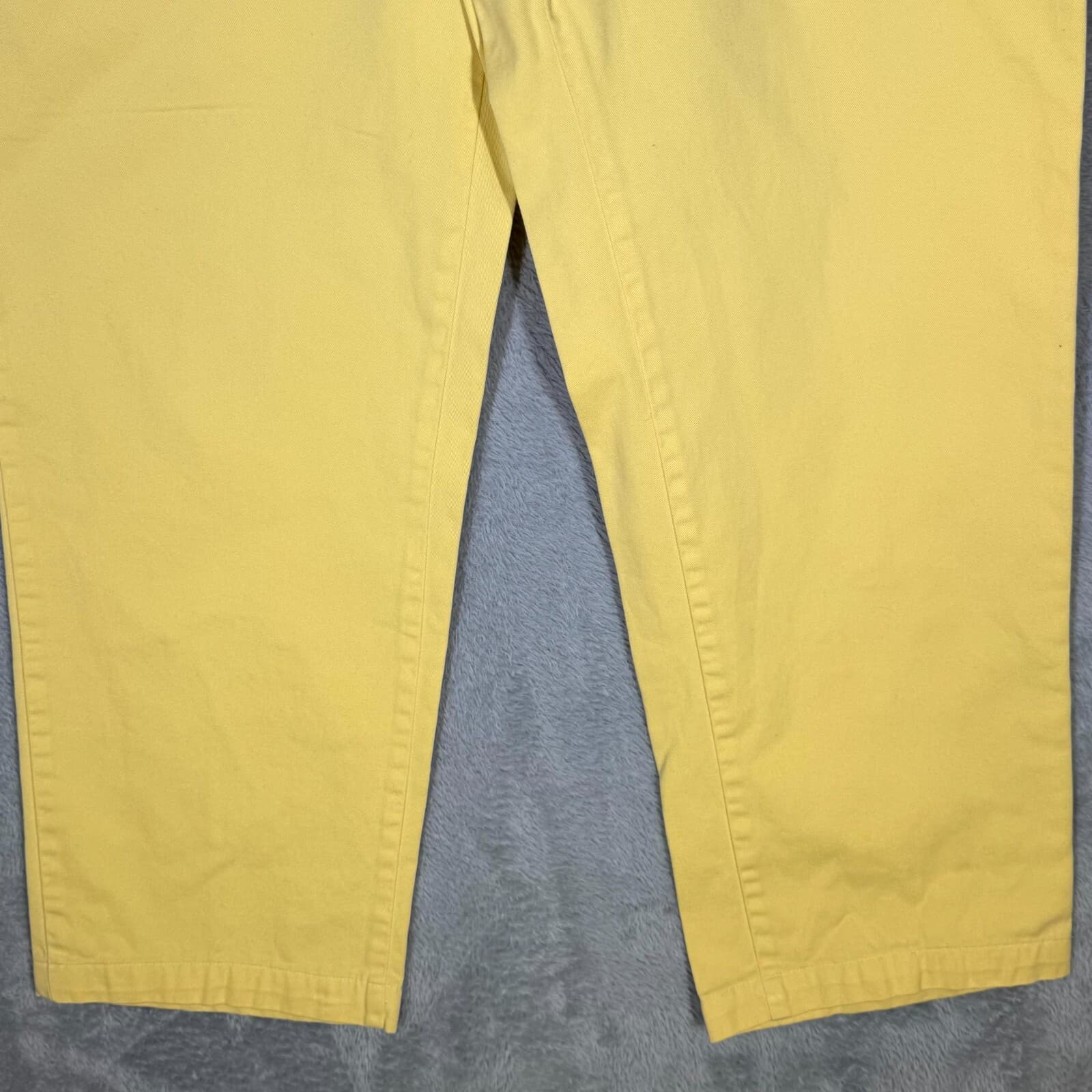 Polo Ralph Lauren Men’s Chino Pants 33x34 Yellow Flat Front Mid-Rise Cotton - Thumbnail 5