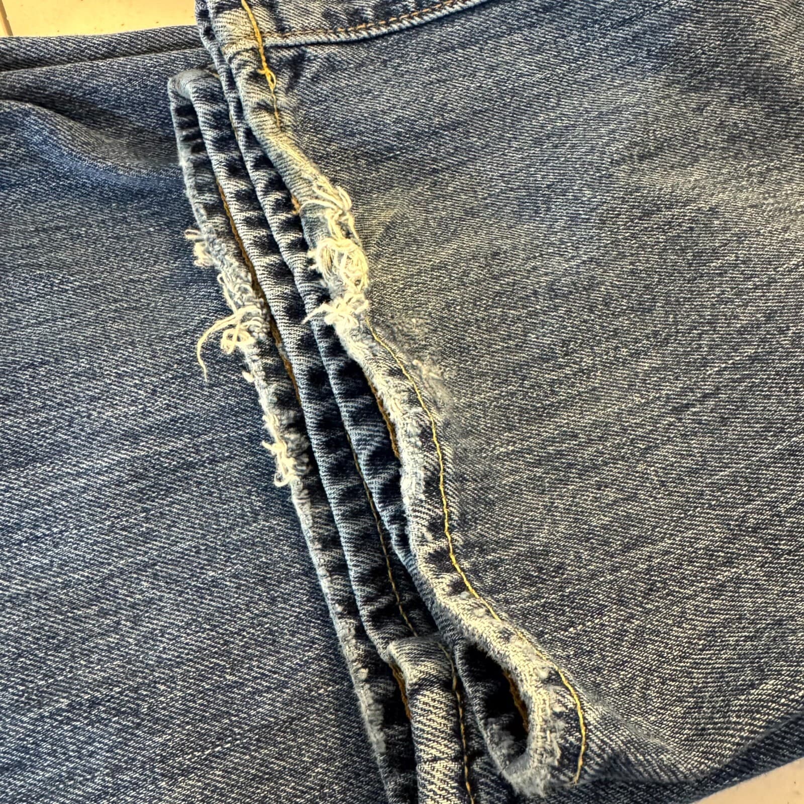 Polo Ralph Lauren Men’s Jeans 36x30 Blue Denim Vintage Classic Straight Leg - Thumbnail 12