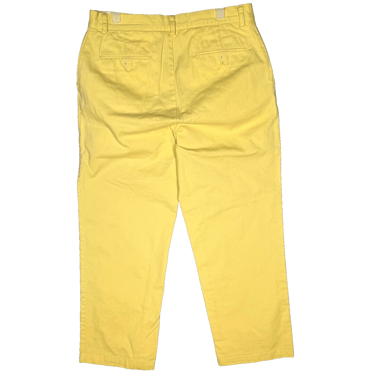Polo Ralph Lauren Men’s Chino Pants 33x34 Yellow Flat Front Mid-Rise Cotton - Thumbnail 2