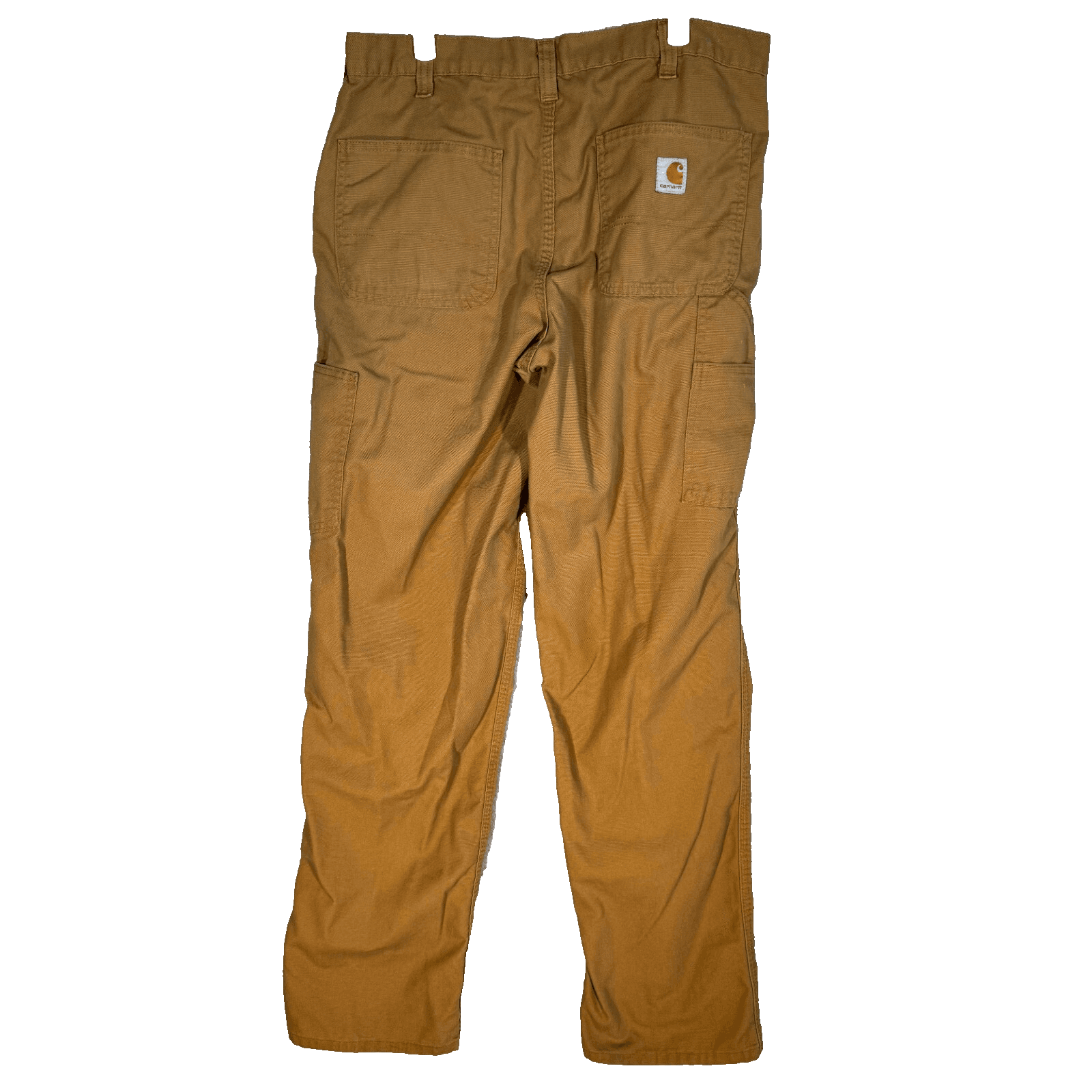 Carhartt Carpenter Pants Men’s 34x36 Brown Cotton Dungaree Fit Straight Leg - Thumbnail 2