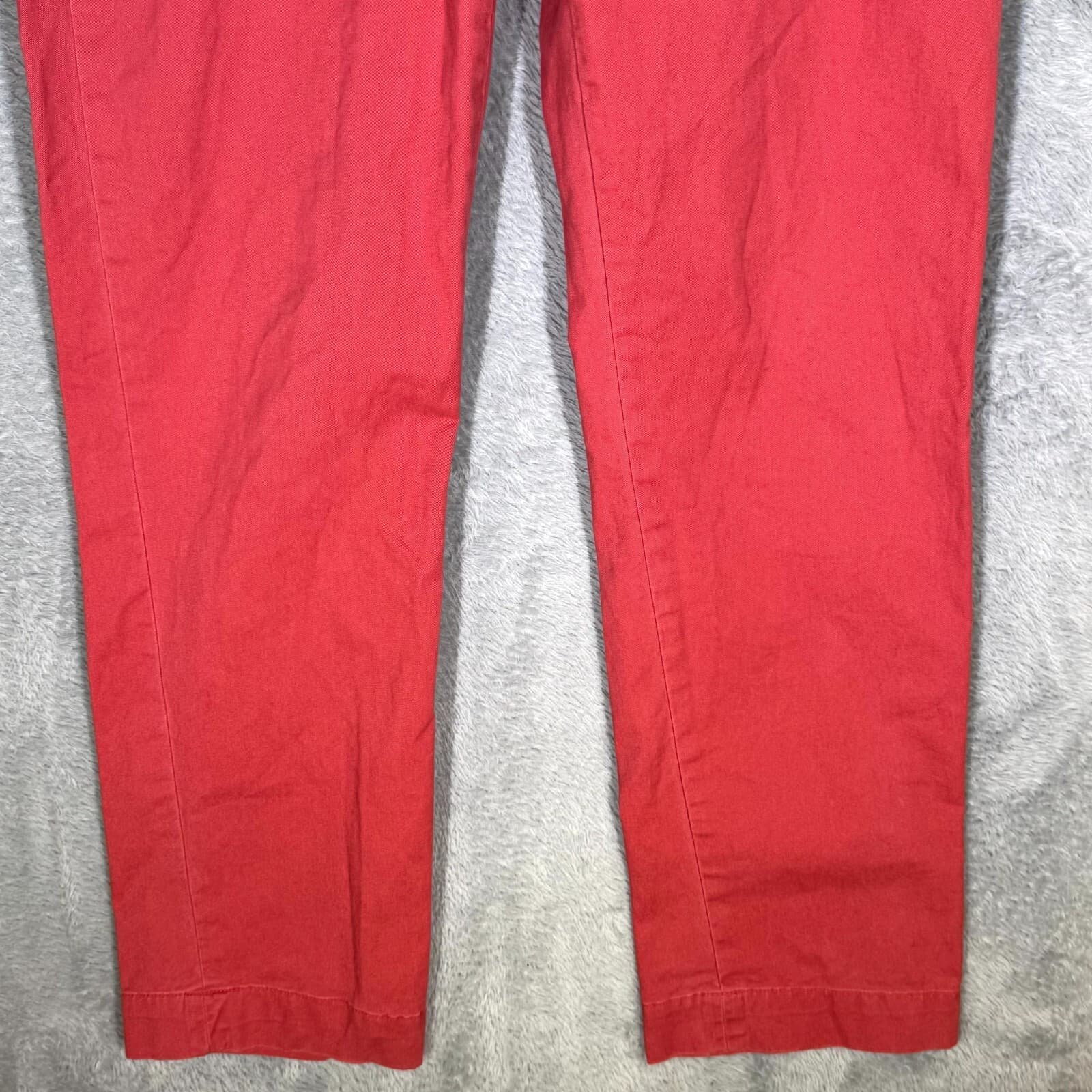 Polo Ralph Lauren Men’s Chino Pants 30x30 Red Stretch Mid-Rise Straight Fit - Thumbnail 5