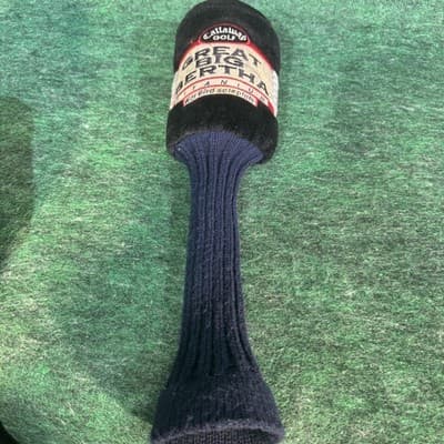 Vintage Callaway Great Big Bertha Titanium 1 Driver Headcover Black Golf Club - Thumbnail 3
