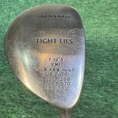 Vintage Adams Tight Lies Air Assault 16° Fairway Wood Mens RH Graphite Silver - Image 1