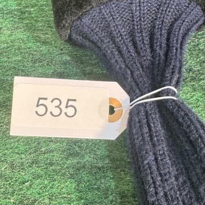 Vintage Callaway Great Big Bertha Titanium 1 Driver Headcover Black Golf Club - Thumbnail 6