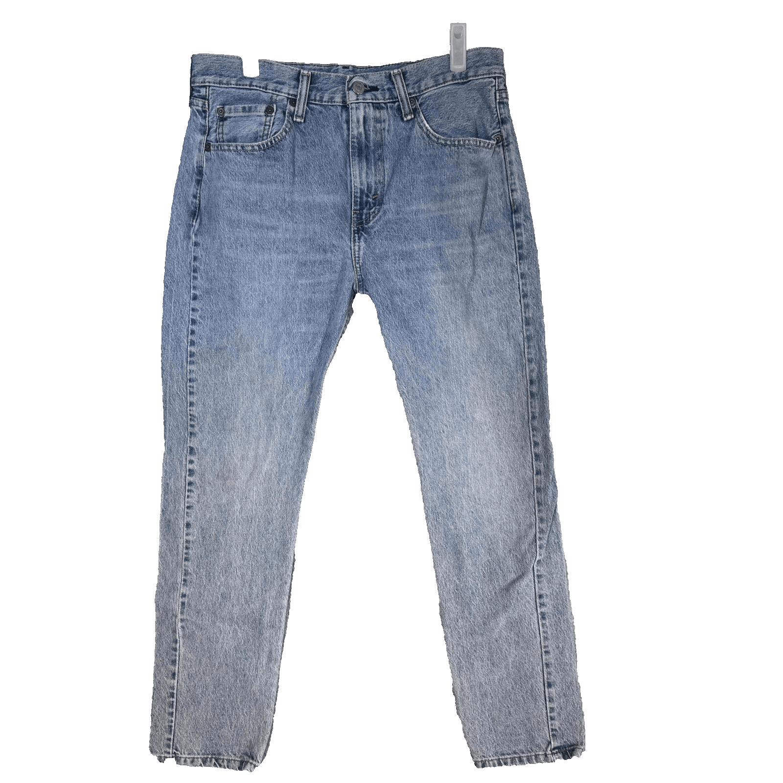 Levis 510 Jeans Mens 30x29 (32x30) Light Wash Blue Skinny Mid Rise Stretch Denim - Image 1