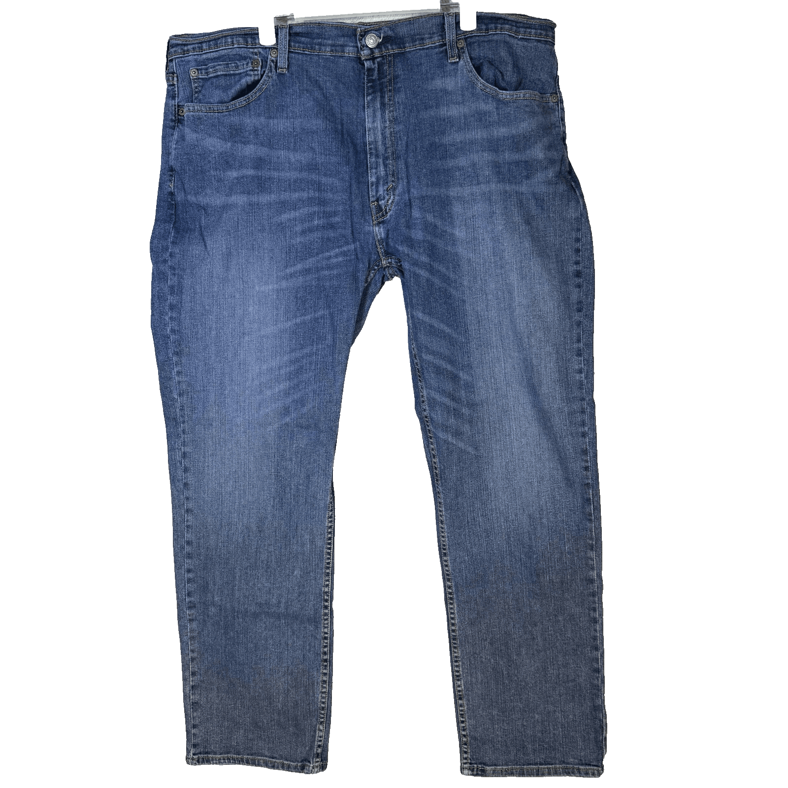 Levis 559 Jeans Mens 40x32 Blue Whiskered Straight Fit Stretch Denim Pants - Image 1