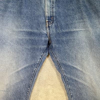 Vintage Levis 517 Jeans Mens 40x30 Blue Boot Cut Denim Faded Distressed 90s - Thumbnail 2