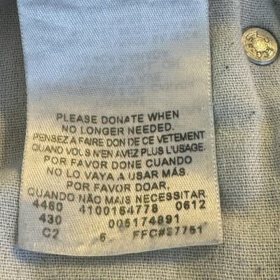 Levis 517 Jeans Mens 38x30 Blue Medium Wash Bootcut Denim Classic Fit Whiskered - Thumbnail 8