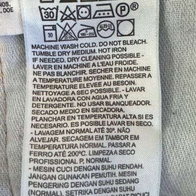 Levis 505 Jeans Mens 36x30 Blue Straight Leg Medium Wash Denim Cotton Classic - Thumbnail 8