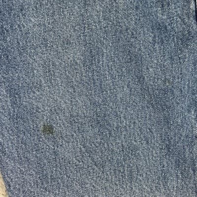 Levis 505 Jeans Mens 36x30 Blue Straight Leg Medium Wash Denim Cotton Classic - Thumbnail 2