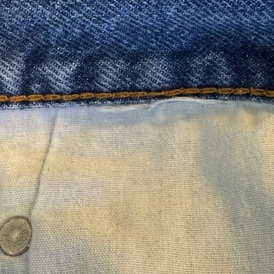 Vintage Levis 517 Jeans Mens 40x30 Blue Boot Cut Denim Faded Distressed 90s - Thumbnail 7