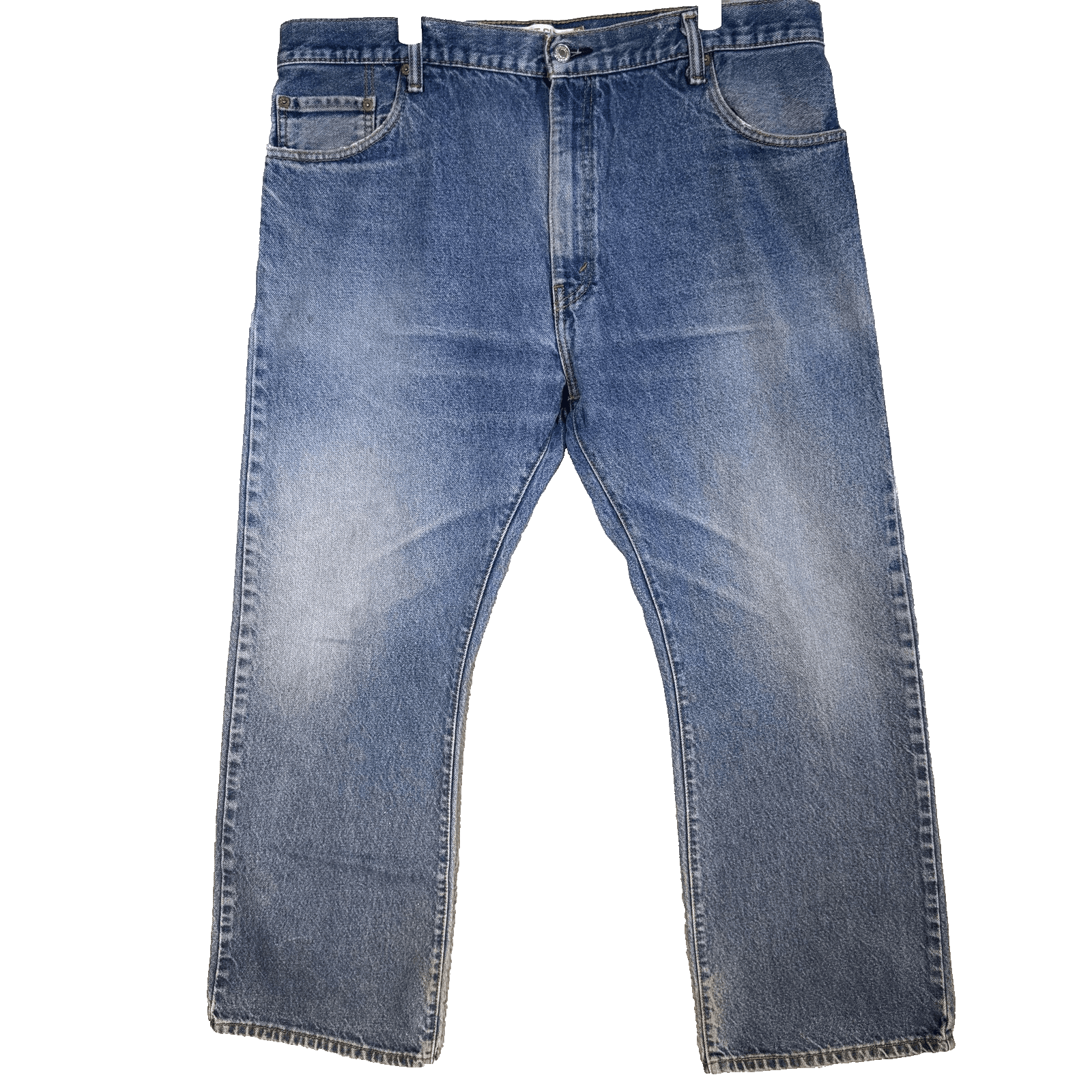 Vintage Levis 517 Jeans Mens 40x30 Blue Boot Cut Denim Faded Distressed 90s - Image 1