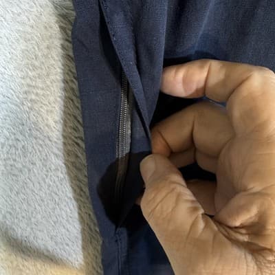 Carhartt Pants Mens 38x32 Navy Relaxed Fit Workwear Ripstop Utility Pockets Zip - Thumbnail 5