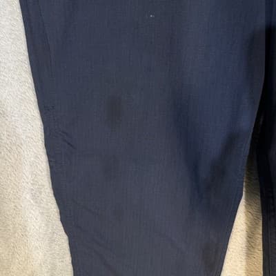 Carhartt Pants Mens 38x32 Navy Relaxed Fit Workwear Ripstop Utility Pockets Zip - Thumbnail 3