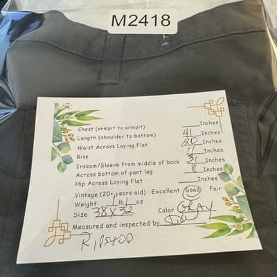 Carhartt Pants Mens 38x32 Gray Relaxed Fit Ripstop Utility Workwear Stain Zip - Thumbnail 8