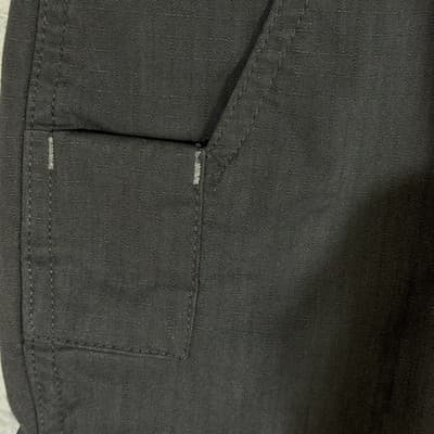 Carhartt Pants Mens 32x29 Gray Ripstop Workwear Utility Pockets Zip Side Cargo - Thumbnail 5