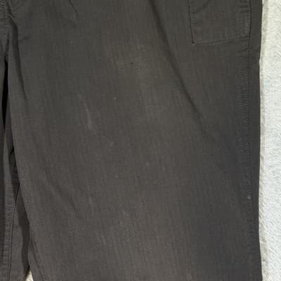 Carhartt Ripstop Pants Mens 32x29 Gray Utility Workwear Zipper Pocket Cargo - Thumbnail 4