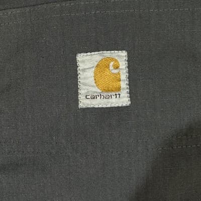 Carhartt Ripstop Pants Mens 32x29 Gray Utility Workwear Zipper Pocket Cargo - Thumbnail 7
