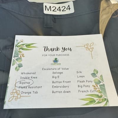 Carhartt Pants Mens 34x29 Navy Ripstop Relaxed Fit Workwear Utility Stain Zip - Thumbnail 12