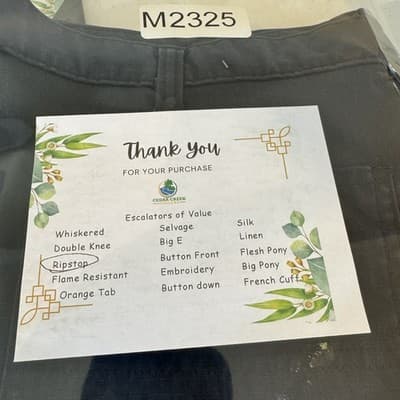 Carhartt Pants Mens 38x32 Navy Blue Ripstop Relaxed Fit Workwear Zipper Pockets - Thumbnail 12