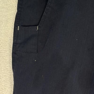 Carhartt Pants Mens 34x29 Navy Ripstop Relaxed Fit Workwear Utility Stain Zip - Thumbnail 6