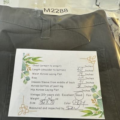 Carhartt Pants Mens 36x30 Gray Relaxed Fit Ripstop Outdoor Workwear Hiking - Thumbnail 10